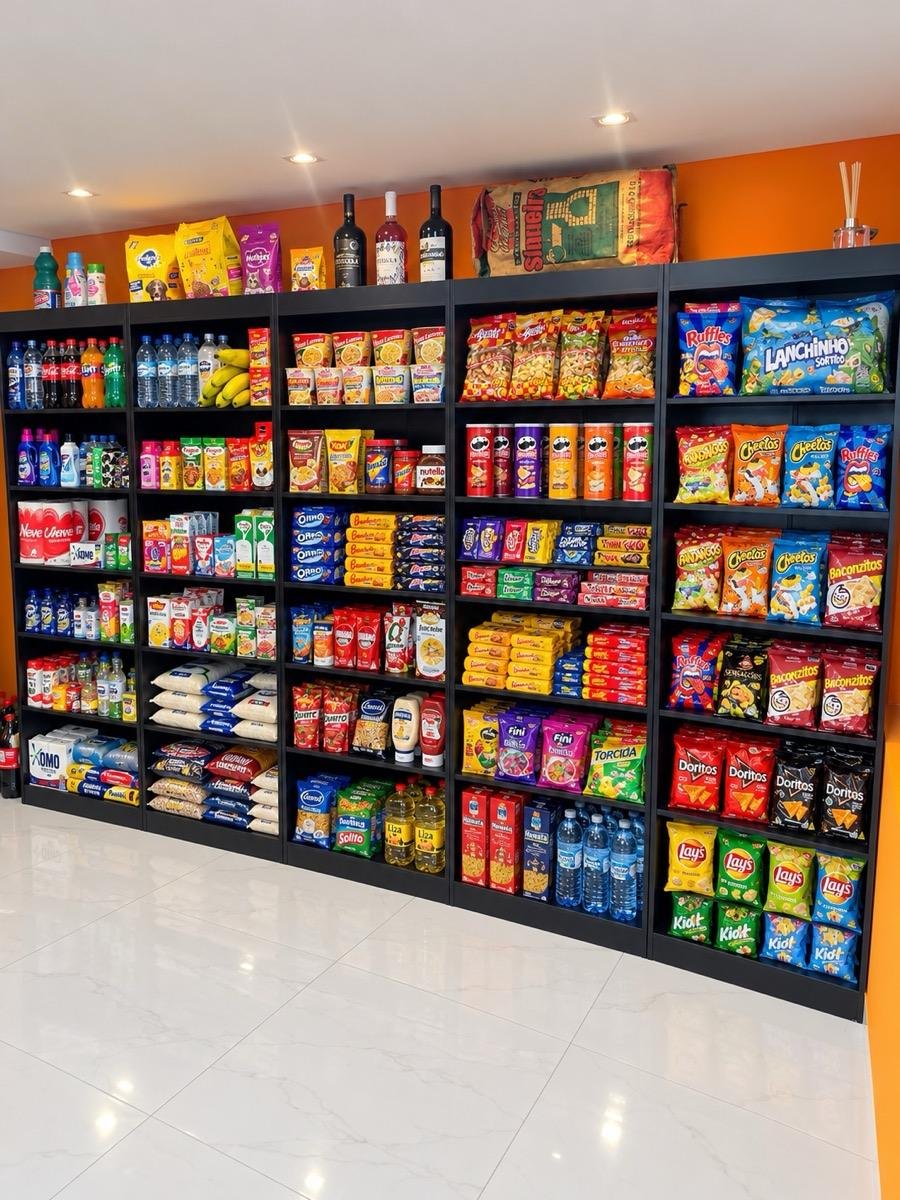 Meu Mercadinho Tangerina: Gôndolas