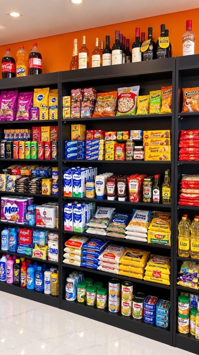 Meu Mercadinho Tangerina: Mix de produtos